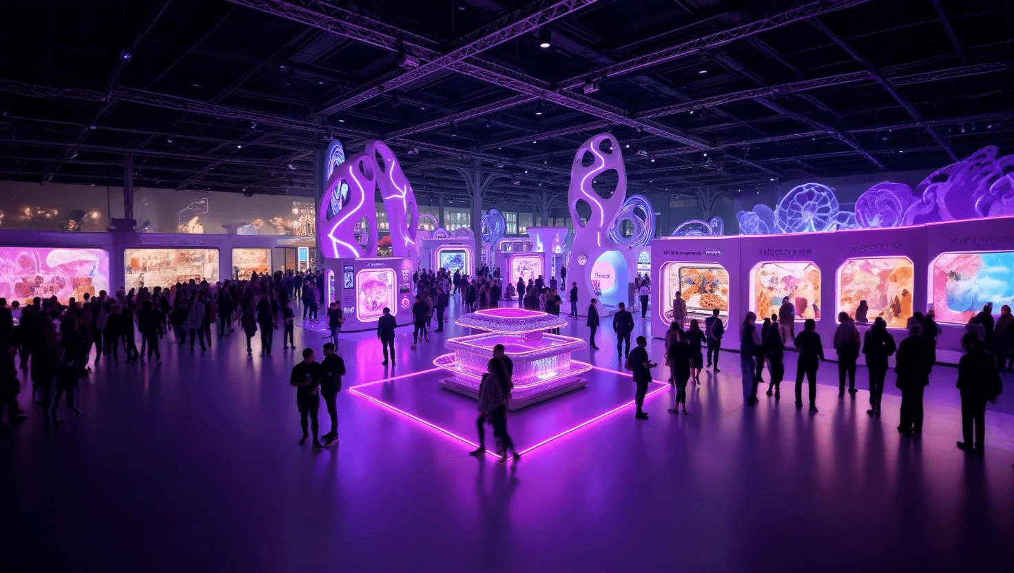 تصميم جناح المعرض