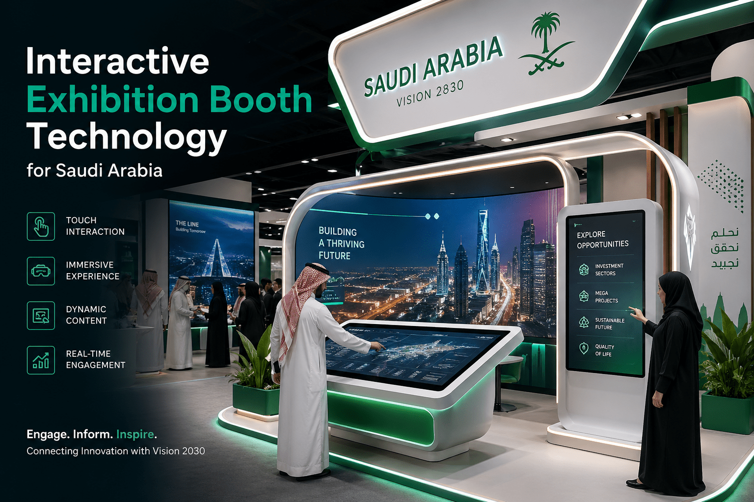 Interactive Exhibition Booth Technology for Saudi Arabia