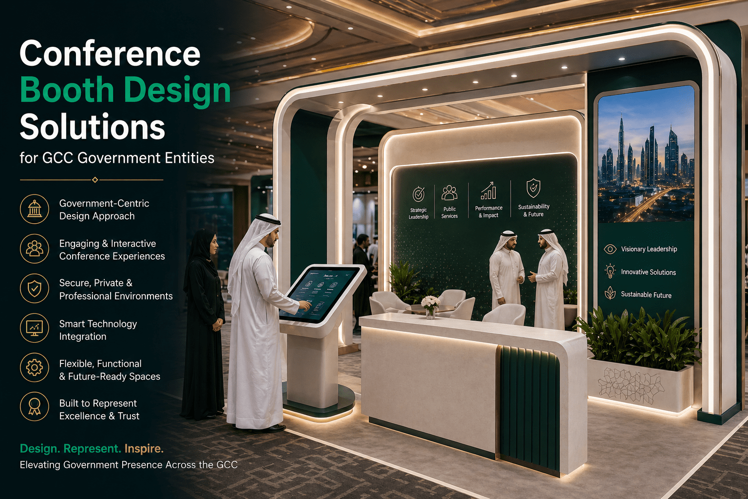 Conference Booth Design Solutions for GCC Government Entities